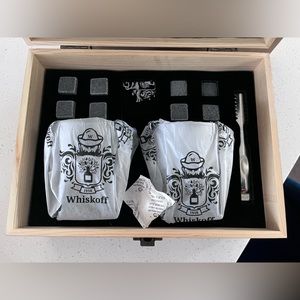 Brand new, never opened whiskey set